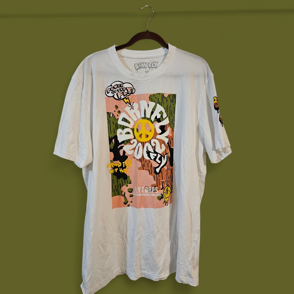 Born Fly Graphic T Shirt 3XL